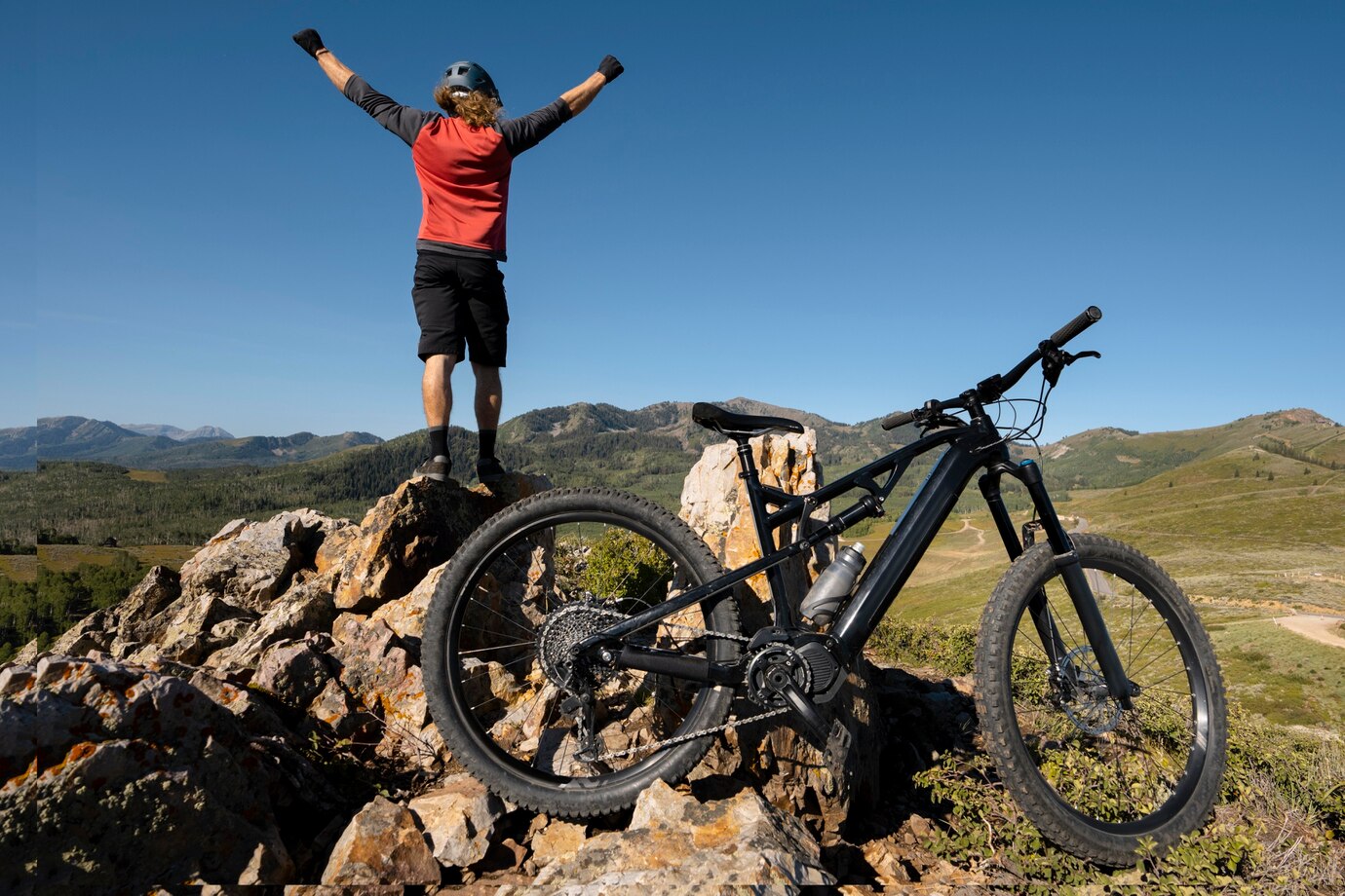 mountain biking